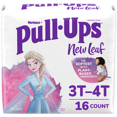 Pull-Ups New Leaf Girls' Disney Frozen Potty Training Pants, 3T-4T (32-40  lbs) - ShopRite