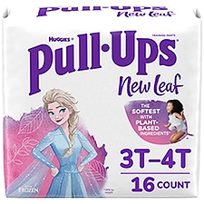 Huggies Pull-Ups New Leaf Training Underwear, Size 3T-4T, 32-40 lbs, 16 count
