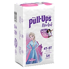 Pull-Ups Training Pants New Leaf Girls' Potty 4T-5T, 14 Each