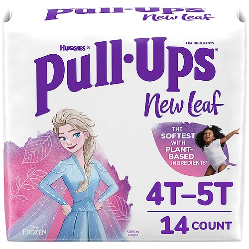 Pull-Ups New Leaf Girls' Disney Frozen Potty Training Pants, 4T-5T (38-50 lbs)