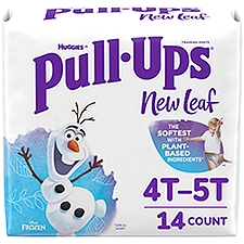 Pull-Ups New Leaf Boys' Potty 4T-5T 38-50 lbs, Training Pants, 14 Each