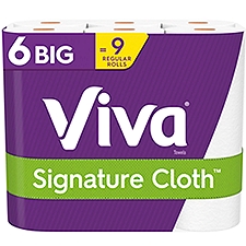 Viva Signature Cloth Paper Towels, 6 count