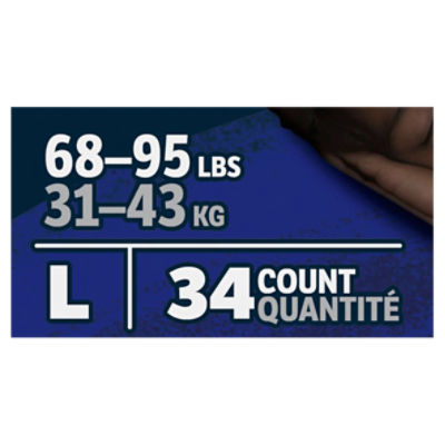 Goodnites Boys Nighttime Underwear, Sizes 10-12, L, 68-95 lbs, 34 Count Image 6 of 15