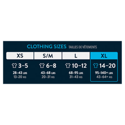 Goodnites Boys' Nighttime Bedwetting Underwear, Size Extra Large (95-140+  lbs), 28 Ct - ShopRite
