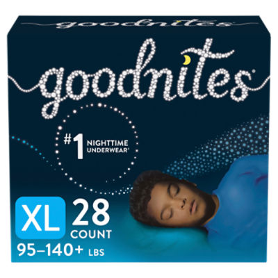 Ninjamas Girls' Bedwetting Disposable Underwear Nighttime Training