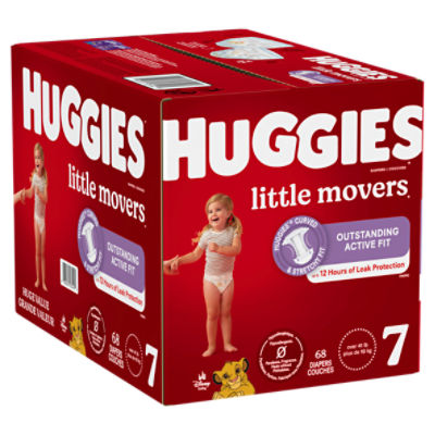 Huggies Little Movers Disney Baby Diapers Huge Value, Size 7, Over 41 lb, 68 Count Image 11 of 13