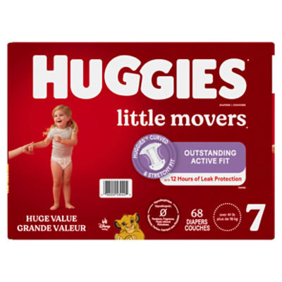 Huggies Little Movers Disney Baby Diapers Huge Value, Size 7, Over 41 lb, 68 Count Image 8 of 13