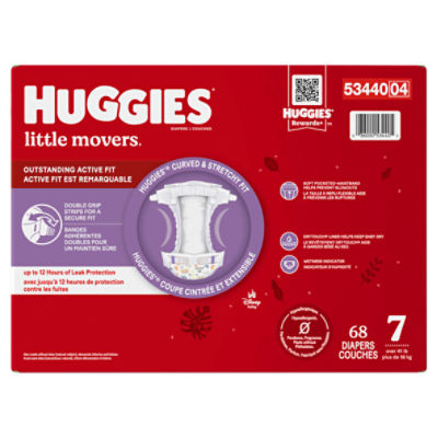 Huggies Little Movers Disney Baby Diapers Huge Value, Size 7, Over 41 lb, 68 Count Image 9 of 13