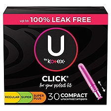 U by Kotex Click Multipack Compact Tampons