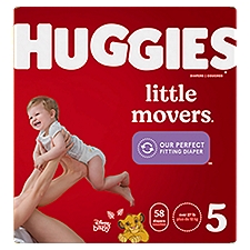 Huggies Diapers Size 5 Over 27 lb, 58 Each