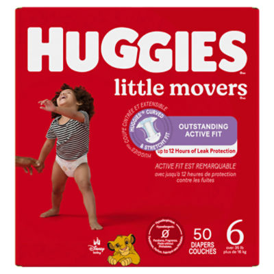 Huggies Little Movers Disney Baby Diapers, Size 6, Over 35 lb, 50 Count Image 14 of 14