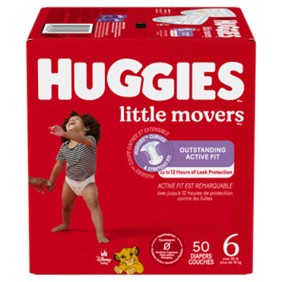 Huggies Little Movers Disney Baby Diapers, Size 6, Over 35 lb, 50 Count Image 10 of 14
