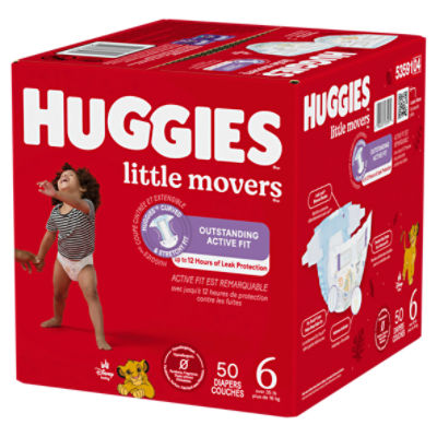 Huggies Little Movers Disney Baby Diapers, Size 6, Over 35 lb, 50 Count Image 11 of 14
