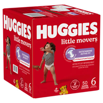 Huggies Little Movers Disney Baby Diapers, Size 6, Over 35 lb, 50 Count Image 12 of 14
