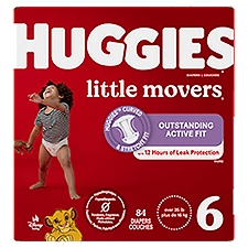 Huggies Diapers Size 6 Over 35 lb, 84 Each