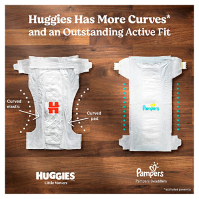 Huggies Little Movers Diapers, Size 6, Over 35 lb, 84 Count Image 3 of 15