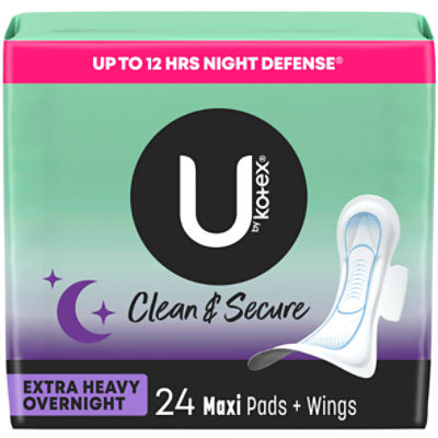 Ultra Thin Daytime Pads with Wings, Size 2, Long Super, Unscented, 20 CT