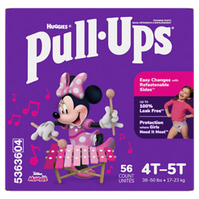Pull-Ups Girls' Potty Training Pants, 4T-5T (38-50 lbs), 21 ct - Foods Co.