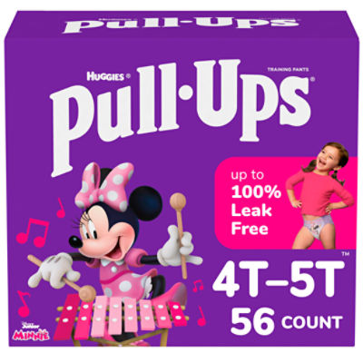 Pull-Ups Girls' Potty Training Pants, 4T-5T (38-50 lbs) - ShopRite