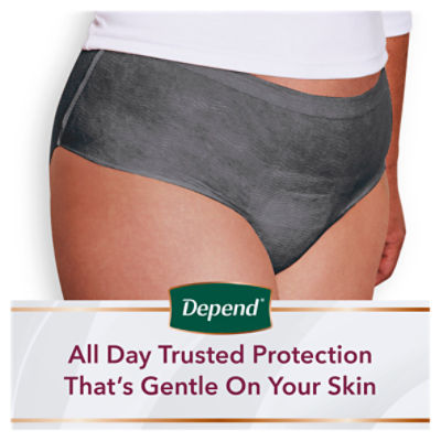 Depend Fresh Protection Adult Incontinence Underwear Maximum, Extra-Large  Grey Underwear - The Fresh Grocer