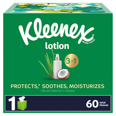 Kleenex Lotion 3-Ply Facial Tissues with Coconut Oil