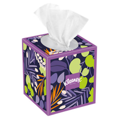 Kleenex Ultra Soft Facial Tissues Cube Box 3 Ply, 60 Count - Fairway