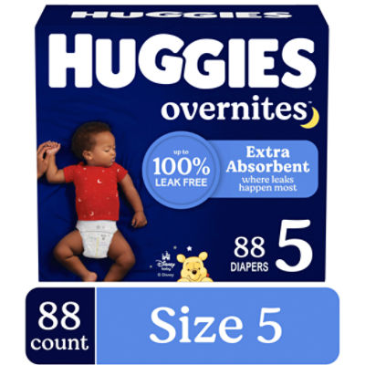 Huggies Overnites Nighttime Baby Diapers Size 5