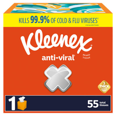 Kleenex Anti-Viral Tissues, 55 count