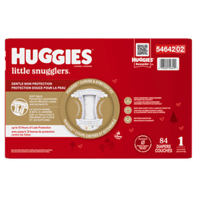 Huggies Little Snugglers Baby Diapers, Size 1 (8-14 lbs), 198 count - King  Soopers