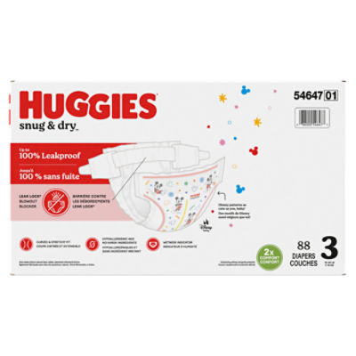 Huggies Diapers, Disney Baby, 3 (16-28 lb)