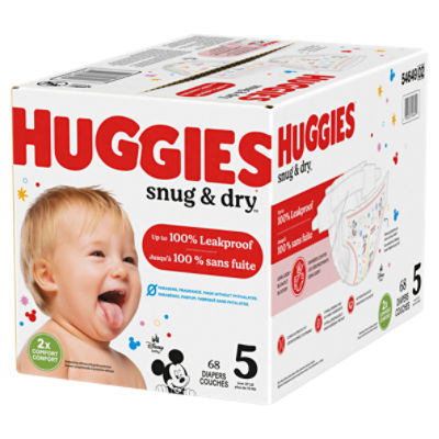 Huggies snug and cheap dry size 5