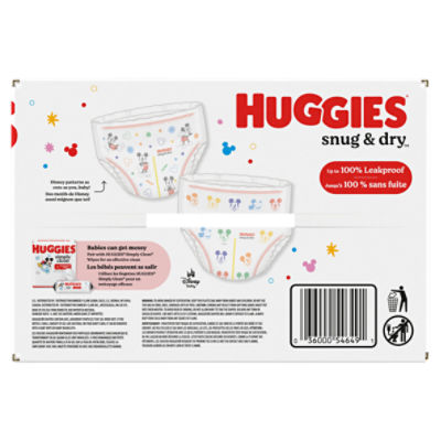 Huggies snug & hot sale dry diapers size