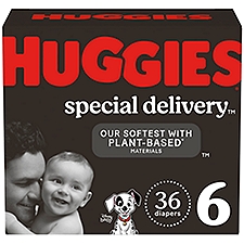 HUGGIES Special Delivery Diapers, Size 6, Over 35 lb, 36 count