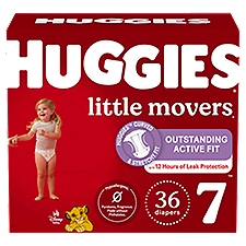 Huggies Little Movers Baby Diapers Size 7 (41+ lbs)