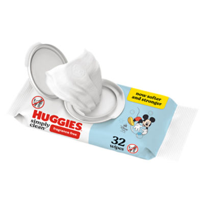 Huggies Simply Clean Unscented Baby Wipes