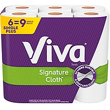 Viva Signature Cloth Paper Towels, Choose-A-Sheet - Big Rolls, 420 Each