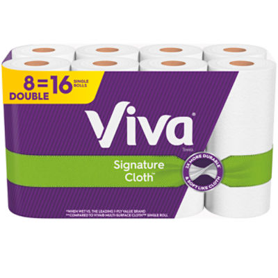 Viva Signature Cloth Paper Towels, Choose-A-Sheet Rolls