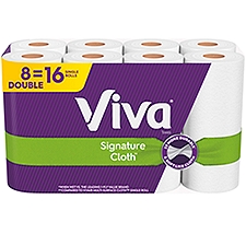 Viva Signature Cloth Paper Towels, Choose-A-Sheet Rolls, 752 Each