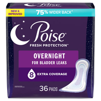 Ultra Thin Postpartum Incontinence Pads, Light Flow, Regular, 30 units –  Poise : Incontinence