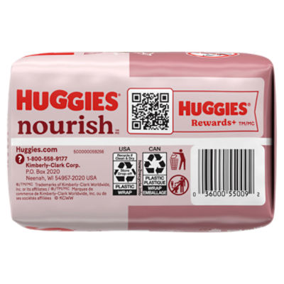 Huggies Nourish Cocoa & Shea Butter Wipes, 112 Count Image 4 of 8