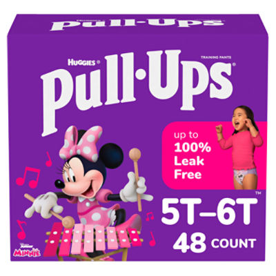 Pull-Ups Girls' Potty Training Pants 5T-6T (50+ lbs)