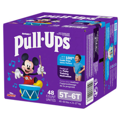 Huggies Pull-Ups Disney Junior Mickey Potty Training Pants, Size 5T-6T, 46-60 lbs, 48 Count Image 12 of 15