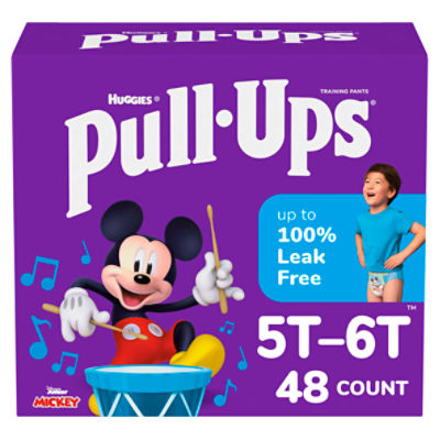 Huggies Pull-Ups Training Pants, 5T-6T, 46-60 lbs, 48 count