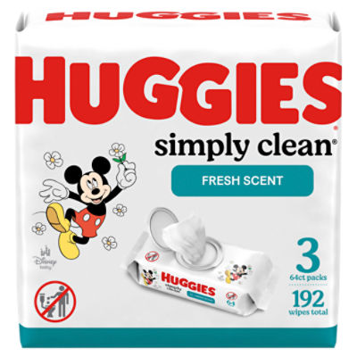Huggies Simply Clean Fresh Scent Baby Wipes