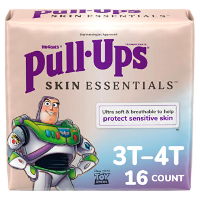 Pull-Ups Boys' Skin Essentials Training Pants 3T-4T (32-40 lbs), 16 Each