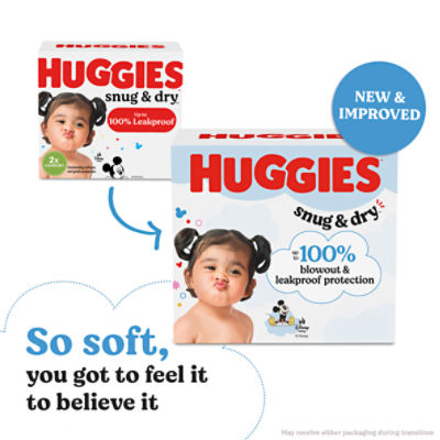 Huggies Snug & Dry Diapers, Size 3, 16-28 lb, 34 Count Image 2 of 12