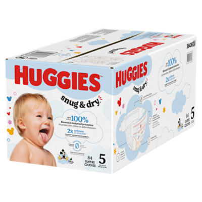 Huggies Snug & Dry Diapers, Size 5, Over 27 lb, 84 Count Image 11 of 13