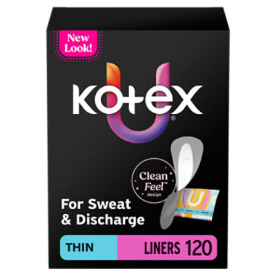 Kotex Daily Wrapped Liners Light Absorbency, 120 Count