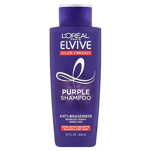 L'Oréal Paris Elvive Color Vibrancy Purple Shampoo, 6.7 fl oz