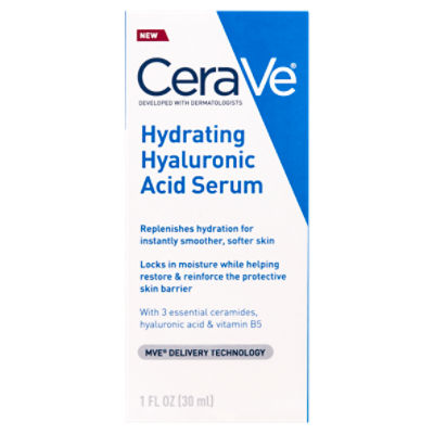 CeraVe Serum, Hydrating Hyaluronic Acid Serum, 1 fl oz